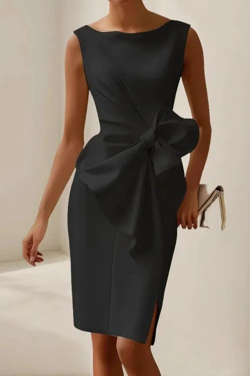 Bow-tie vest dress