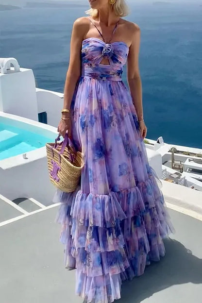 3D Flower Oversized Swing Dress