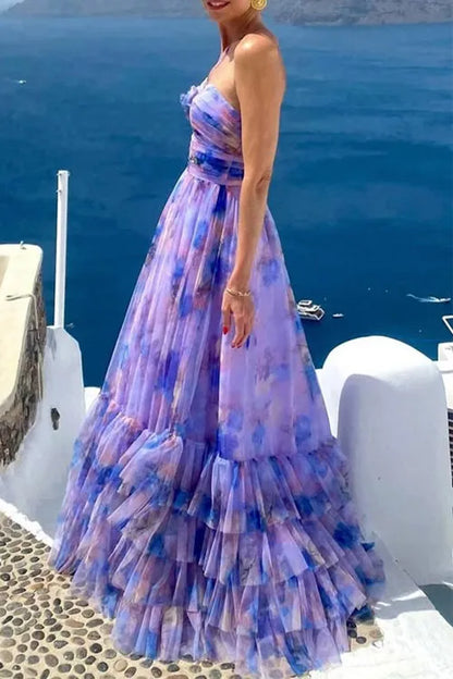 3D Flower Oversized Swing Dress