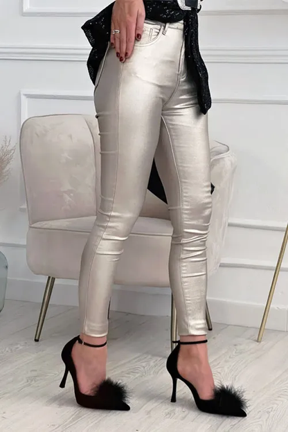 Multicolor Casual Manhattan Pocket Trousers