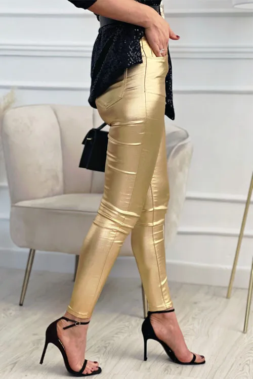 Multicolor Casual Manhattan Pocket Trousers