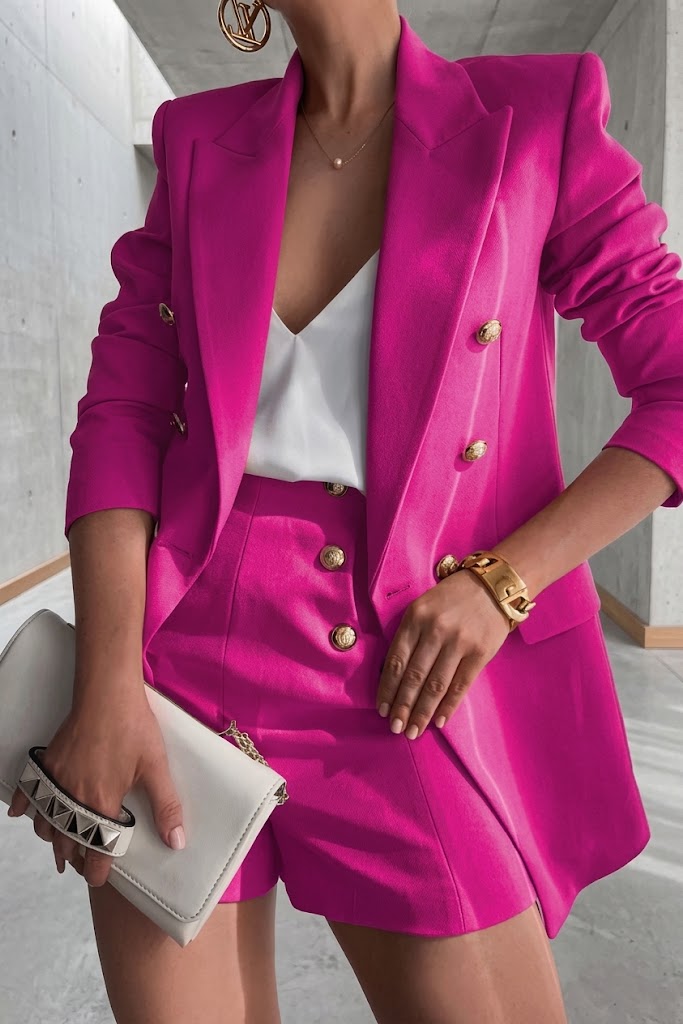 Fashionable Temperament Shorts Suit Two-piece Set